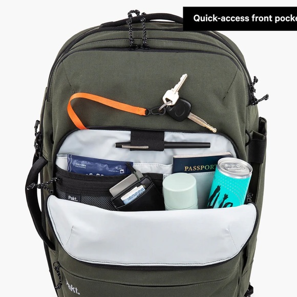 Pakt The Travel Backpack- Version 2- 35L- Black main image 10